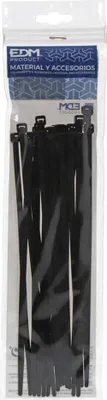 Produktbild von Edm Kabelbinder 4.8x380 Mm 25 Einheiten Schwarz  Schwarz One Size