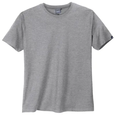 Produktbild von Ahorn Basic Rundhals T-Shirt grau melange XXL