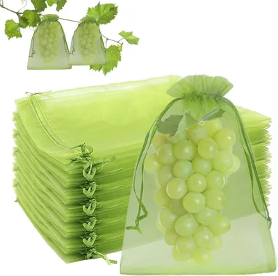 Imagen del producto de 100 bolsas protectoras para uvas y frutas