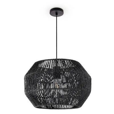 Produktbild von Pendelleuchte Esstisch Papier Boho Hängelampe Esszimmer Lampe E27 Rattan