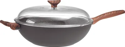 Produktbild von Sambonet Wokpfanne 32 cm mD Aluminium schwarz 51033-32