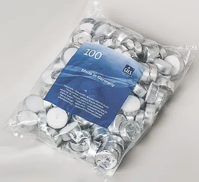 Produktbild von Teelicht weiß Ø 3,8 cm 100 Stück