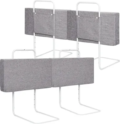 Produktbild von Clanmacy Bettgitter Rausfallschutz für Kleinkinder Babys und Kinder Bettschutzgitter für Kinder Bett Kinderbettgitter Sicherheitsschutz 5-Loch Höhenverstellbar 50cm Grün