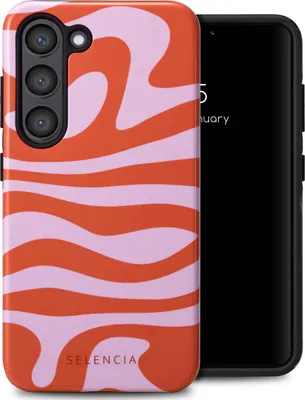 Image de Selencia Vivid Backcover pour le Samsung Galaxy S23 - Dream Swirl Pink