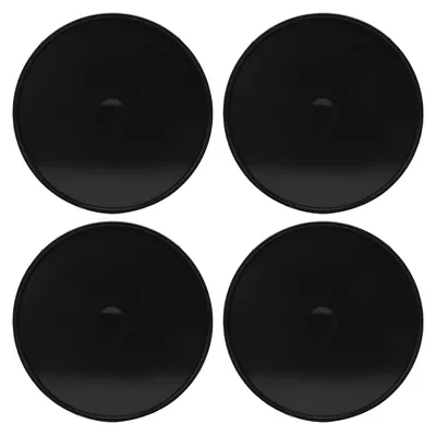 Obrázek produktu pro Sada 4 ks krytů náboje kola, vodotěsné, multifunkční, vnější průměr 68,5 mm, vnitřní průměr 64 mm, stylové kryty náboje pro automobily, černé