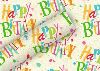 Produktbild von Braun & Company Geschenkpapier bunt 1,5 m x 70 cm