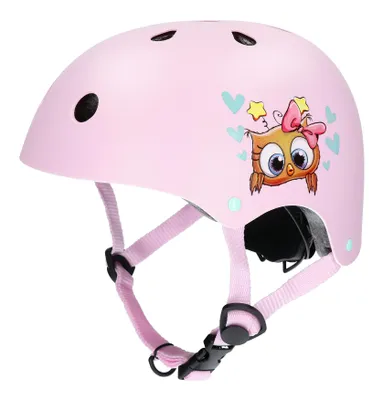 Produktbild von Kinder Fahrradhelm Bergen NINO XS/S für Mädchen, verstellbar 46–55 cm, leicht, belüftet, robust, rosa