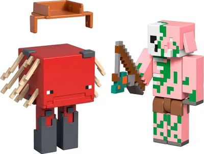 Produktbild von Minecraft Figuren 2er-Pack + Zubehör JCN56