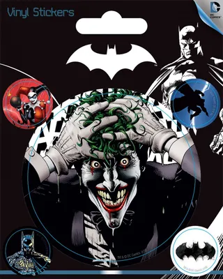 Productafbeelding van Pyramid International DC Comics (Batman) vinylsticker, papier, meerkleurig, 10 x 12,5 x 1,3 cm
