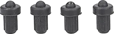 Produktbild von Whirlpool Bauknecht 484000000949 4 x Gummifuss Puffer für Gasmuldengitter Abstellgitter Gaskochfeld Kochfeld Gasherd auch Indesit C00335166 Brastemp Ignis Kitchenaid