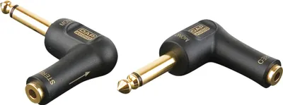 Produktbild von DAP XGA10 - Jack/M mono to mini-jack/F - 90° - incl. 2x 10 kilo-Ohm resistors Inkl. 2 x 10 kOhm Widerstände