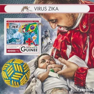 Produktbild von Briefmarken Guinea 2016 Mi Block 2678 (kompl. Ausgabe) postfrisch Zika-Virus