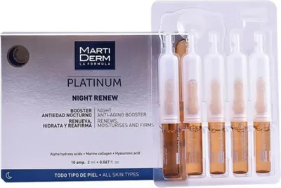 Produktbild von Ampullen Martiderm Platinum Night Renew   30 Einheiten