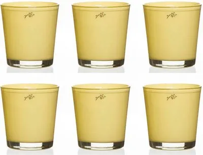 Produktbild von 6er Set Orchideentöpfe ORCHID vanilla gelb H. 13,5cm D.12,5cm Sandra Rich