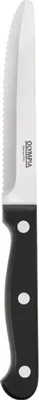Produktbild von Olympia Steakmesser mit runder Spitze | schwarz | 21,5cm | 24 Messer