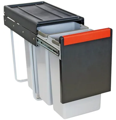 Immagine prodotto di FRANKE selezionatore di rifiuti 30 (3x10) litri CUBE 30 da 30 cm di larghezza dell'armadio