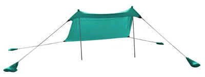 Produktbild von Meister Sonnensegel 210 x 210 cm LSF50+ Für bis zu 4 Personen grün Strandzelt
