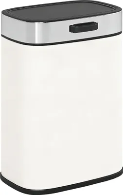 Produktbild von 5 L Mülleimer, freistehend oder hängend platzierbar, Edelstahl, Cremeweiß