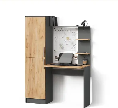 Immagine prodotto di Scrivania Livinity Rina Antracite/Rovere dorato 122.9 x 168 cm, Model 57373