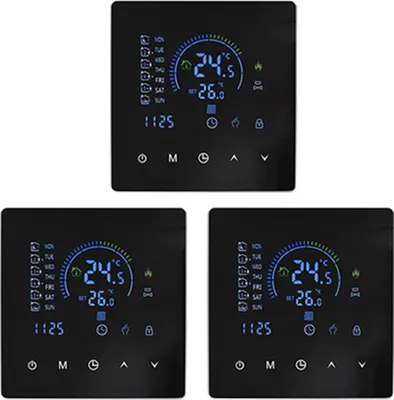 Obrázek produktu pro 3X Smart Thermostat 3A pokojový termostat Vodní topení Podlahové topení, dotykový LCD displej, programovatelné podlahové topení, 2 režimy