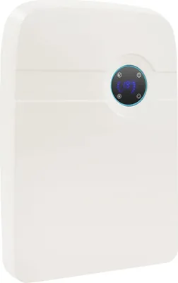 Image de Déshumidificateur - Électrique - Réservoir d'eau 1,8 L - Surface 20 m² - Puissance 42 W - Minuterie 1-24 h - Écran tactile et télécommande - Prise UE 100-240 V - Blanc
