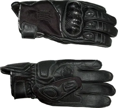 Produktbild von RO60 Sommer Leder Motorradhandschuhe mit kurzer Stulpe und Carbon-Hartschalen Roleff Größe: XL,