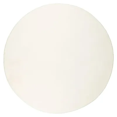 Image de Volero - Tapis Rond à Poils Ras - Cosy Blanc - Ø 80cm