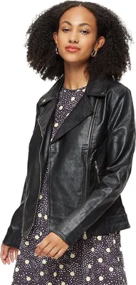 Obrázok produktu pre Dorothy Perkins - Biker bunda pre ženy DP231 (32 SK) (Black)
