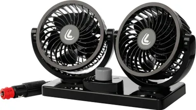Immagine prodotto di Twin-Air, doppio ventilatore a due velocità, Ø 4" - 24V