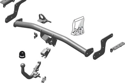 Imagen del producto de BRINK 608000 - Enganche de remolque, capacidad máxima de 1500 kg, para SUV SsangYong Tivoli