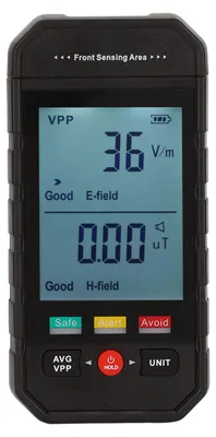 EMF-Meter, digitaler LCD-Strahlungsdetektor, 0,1–199,9 mG