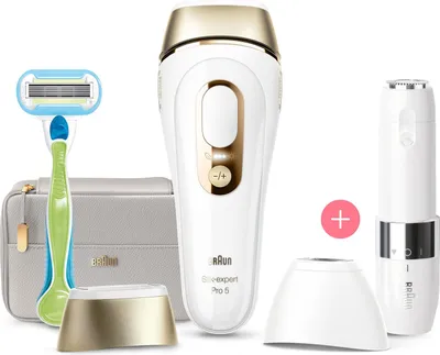 Obrázok produktu pre Braun Silk-expert Pro Silk expert Pro 5 PL5159 - Zlatá - Biela - Svetelná pulzná technológia (IPL) - Veľká Británia - AC - 100 - 240 V - 1,39 kg