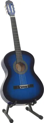 Produktbild von vidaXL 12-tlg. Klassikgitarren-Set für Anfänger Blau 4/4 39"