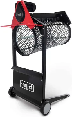 Produktbild von Scheppach Rollsieb RS400 Siebtrommel | 360 Watt | Länge: 900mm -Ø: 400mm | Drehzahl: 42 min-1 | Materialdurchsatz: 3m³/h | neigbare Trommel