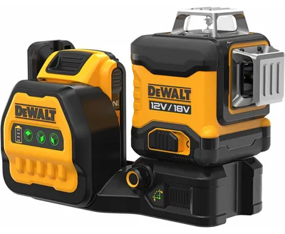 Produktbild von DeWalt DCE089D1G18-QW Grün Rotationslaser 3x360 Grün 1x2Ah/18V XR Lader im TSTAK