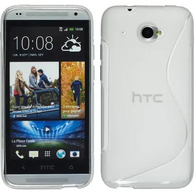 Produktbild von PhoneNatic Case kompatibel mit HTC Desire 601 - clear Silikon Hülle S-Style + 2 Schutzfolien