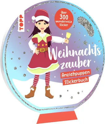 Produktbild von Stickerbuch: Anziehpuppen zum Stickern. Weihnachten