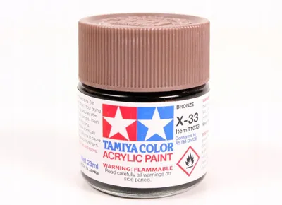 Produktbild von Tamiya X-33 Bronze Metallische Acrylfarbe 23ml Modellbau