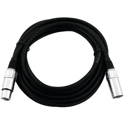 Produktbild von Omnitronic 3022050N, XLR (3-pin), Männlich, XLR (3-pin), Weiblich, 5 m, Schwarz