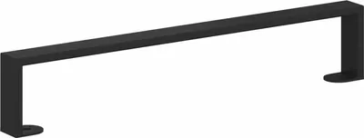 Produktbild von vidaXL Möbelbeine 2 Stk. Schwarz 546 x 40,5 x 100 mm Eisen