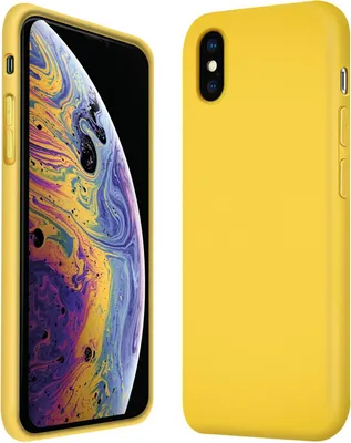 Obrázok produktu pre Puzdro Apple iPhone X / XS ochranný kryt na mobilný telefón silikónové gélové puzdro na mobilný telefón, žlté