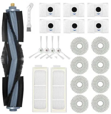 Image de Brosses de rechange pour aspirateurs robots, avec chiffon et pièces de filtre