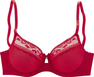 Produktbild von VIVANCE T-Shirt-BH rot Größe 90 Cup E
