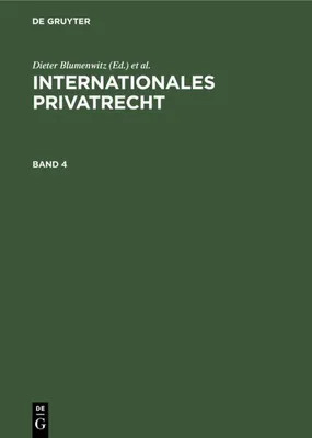 Produktbild von Internationales Privatrecht. Band 4
