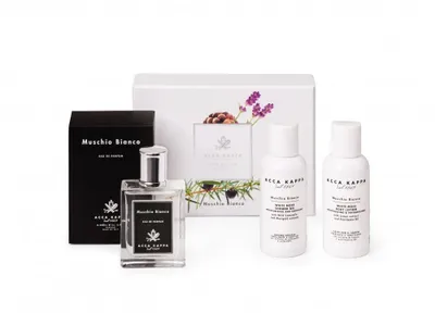 Obrázok produktu pre Acca Kappa White Moss set: Parfumová voda 50ml + sprchový gél 100ml + telové mlieko 100ml