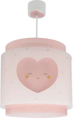 Produktbild von Deckenlampe für Kinder Herz Baby Dreams mit transparentem Doppelschirm und Lichtdiffusor