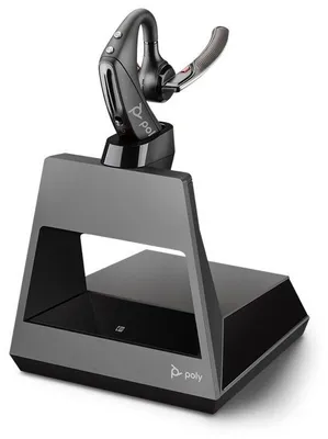 Produktbild von POLY Voyager 5200-M Office Headset + USB-C-an-Micro-USB-Kabel, Kabellos, Büro/Callcenter, 20 g, Kopfhörer, Schwarz