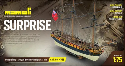 Image de Krick HMS Surprise kit 1:75 Mamoli