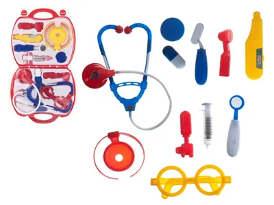 Obrázek produktu pro Sada doktor/lékař plast v plastovém kufříku