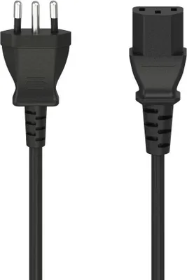 Image de Hama 00200746 Câble d'alimentation Noir 1,5 m Fiche secteur type L Coupleur C14